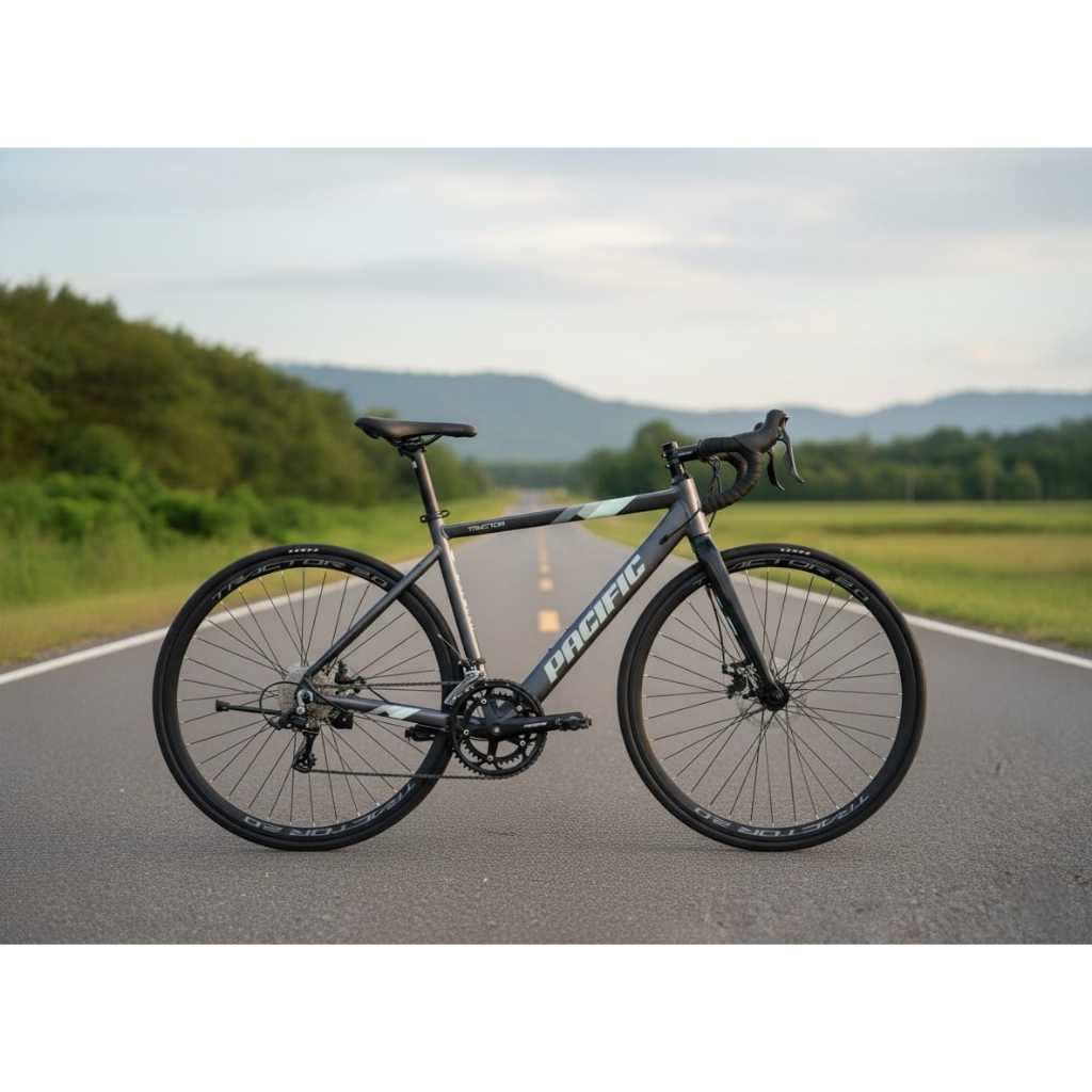 Sepeda Balap Road Bike Pacific Tractor 2.0 Frame Alloy 700c