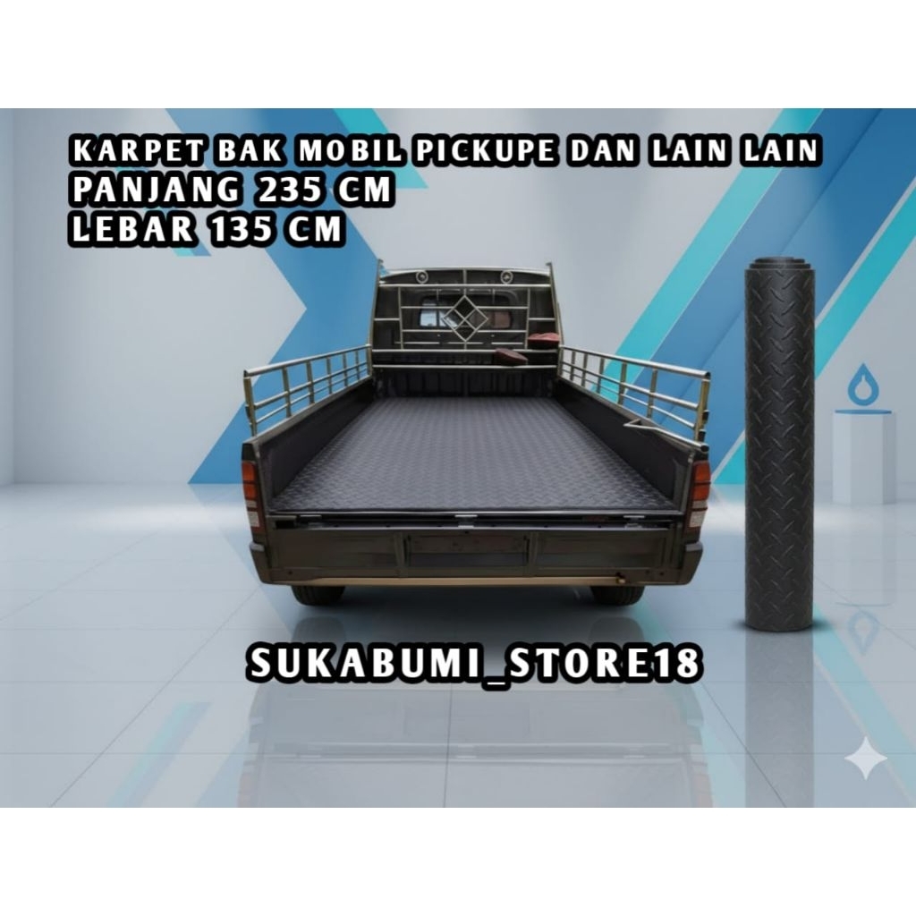 karpet alas bak mobil pick up Daihatsu grand max / alas mobil / karpet bak mobil