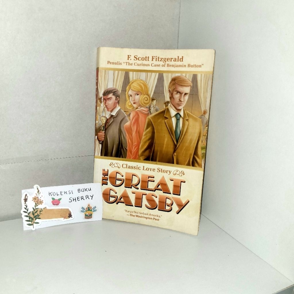 [Original] Novel Klasik The Great Gatsby - F. Scott Fitzgerald | Classic love story | Novel klasik p