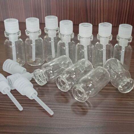 Botol tester 3ML isi 100pcs botol vial botol kaca botol penicilin 3ml botol tester parfum
