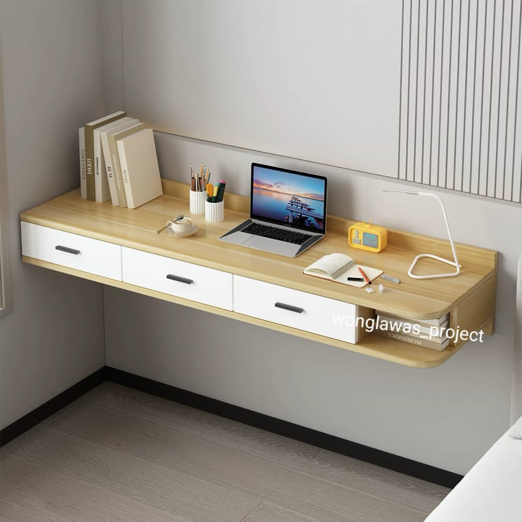 meja rias minimalis meja kerja minimalis samping meja kerja gantung