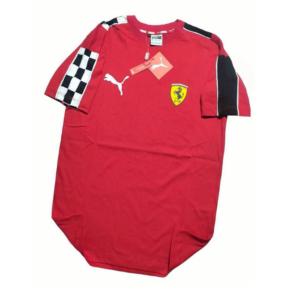 NEW ‼️ PUMA FERRARI T-Shirt Branded Premium Kaos Distro Lengan Pendek 100% Cotton Combed 24S Origina
