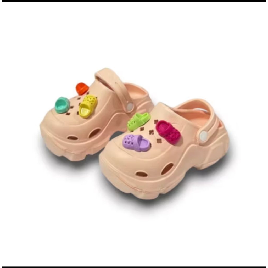 Sandal Anak Baim Balita Perempuan Lucu Terbaru Sandal Anak Cewek Usia 1-5 Tahun Sandal Anak Balita P