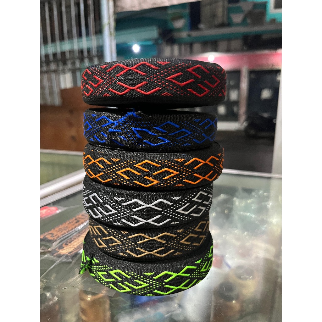tali bisban webbing vonic 02 ukuran 2 cm bisban murah bisban sandal/tas/baju/dekorasi 1 rol 20 meter