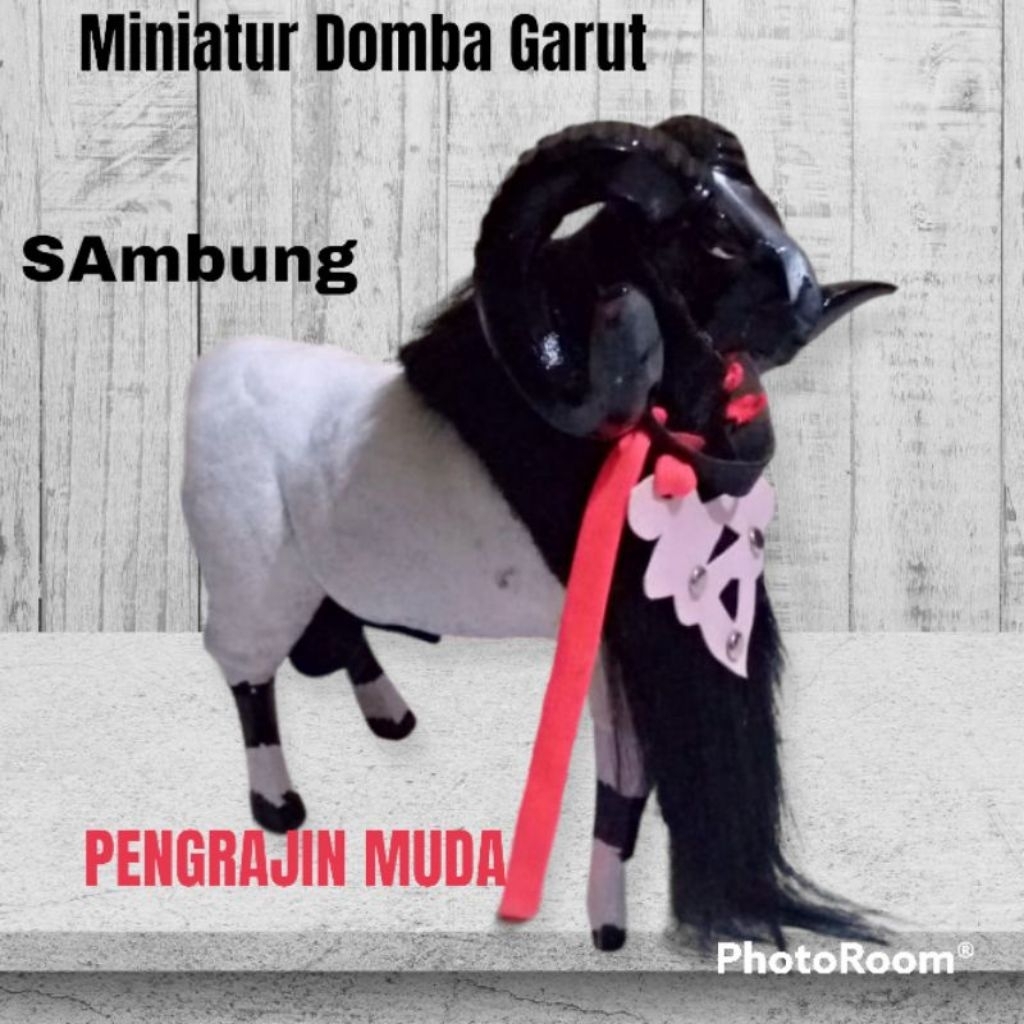 Miniatur Domba Garut Ukuran Sedang / Mainan Domba Garut Untuk Anak