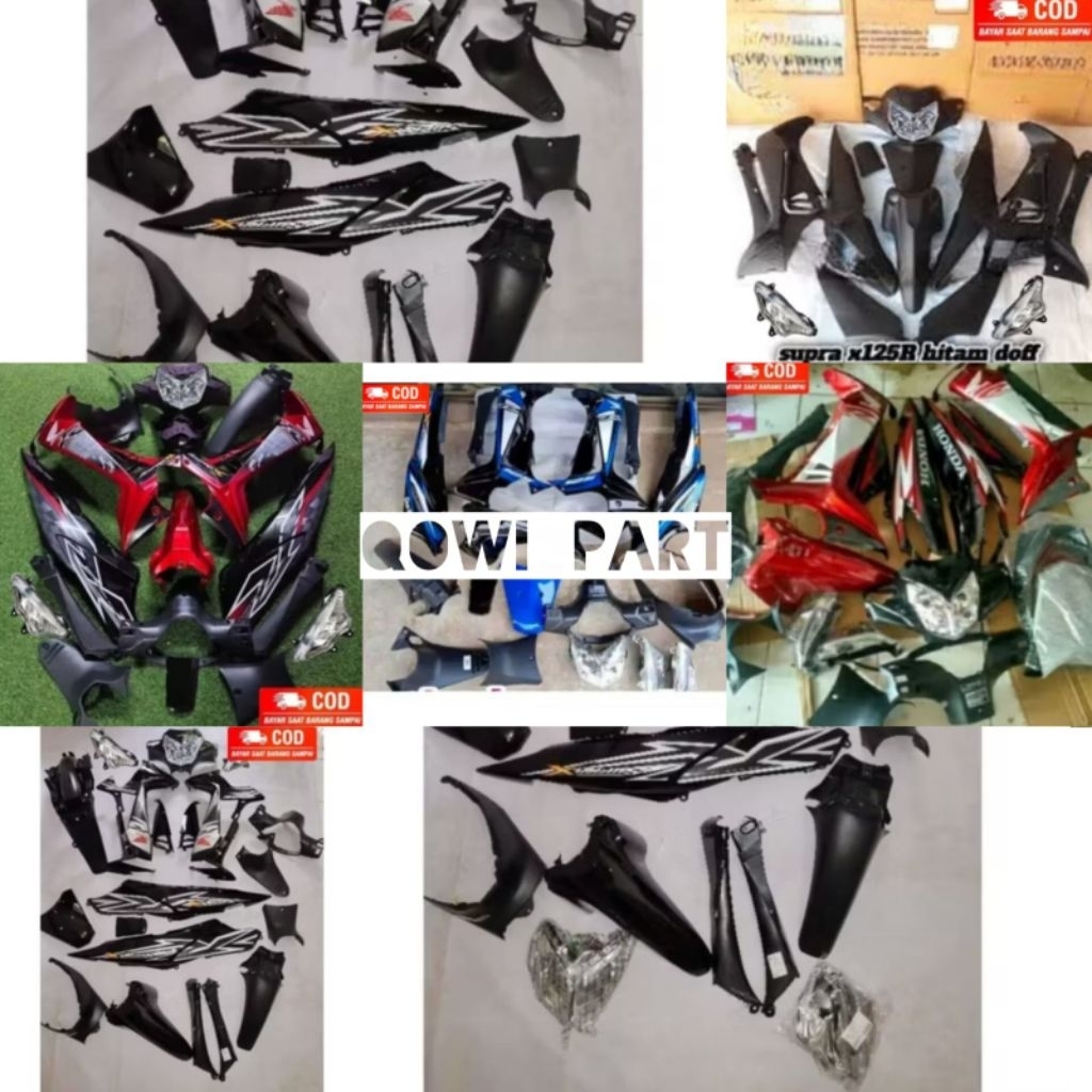 Body Fullset Set Body Halus Kasar Set Lampu Supra X 125 New Batman Supra X 125 Batman Original