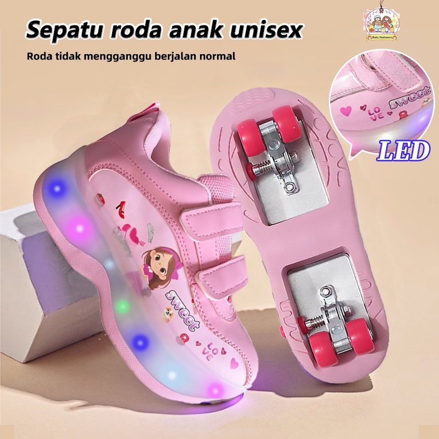 Sepatu roda anak perempuan roda 4 Sepatu roda anak perempuan roda  /sepatu roda anak 3 tahun