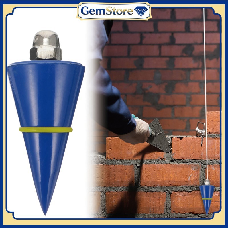 Plumb Bob 500gr Bandul Timbangan untuk Tukang Bangunan Alat Ukur Vertikal Plumb Bob Kerucut