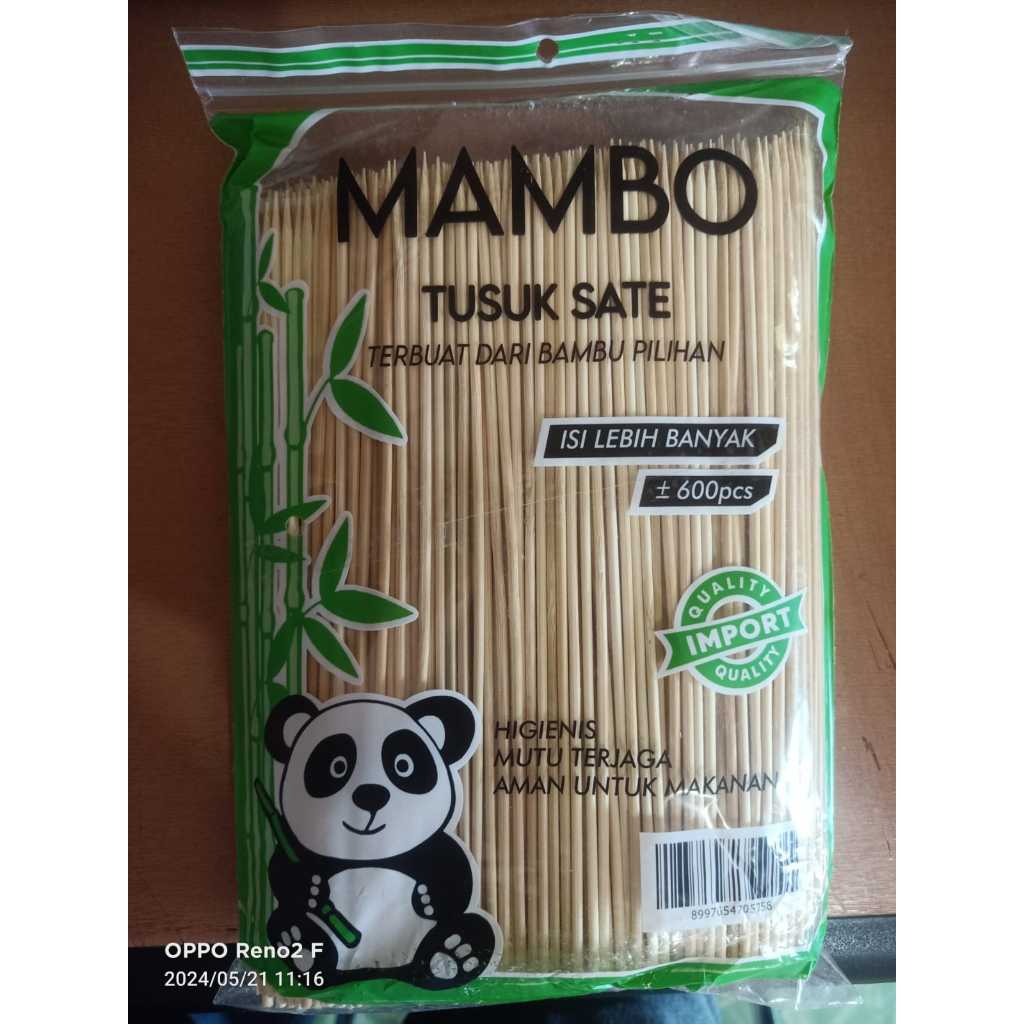 [DUS] Tusuk Sate Ayam Mambo | Tusukan Makanan | Tusukan Snack | Tusuk Sate Mambo isi 50 pak per Dus