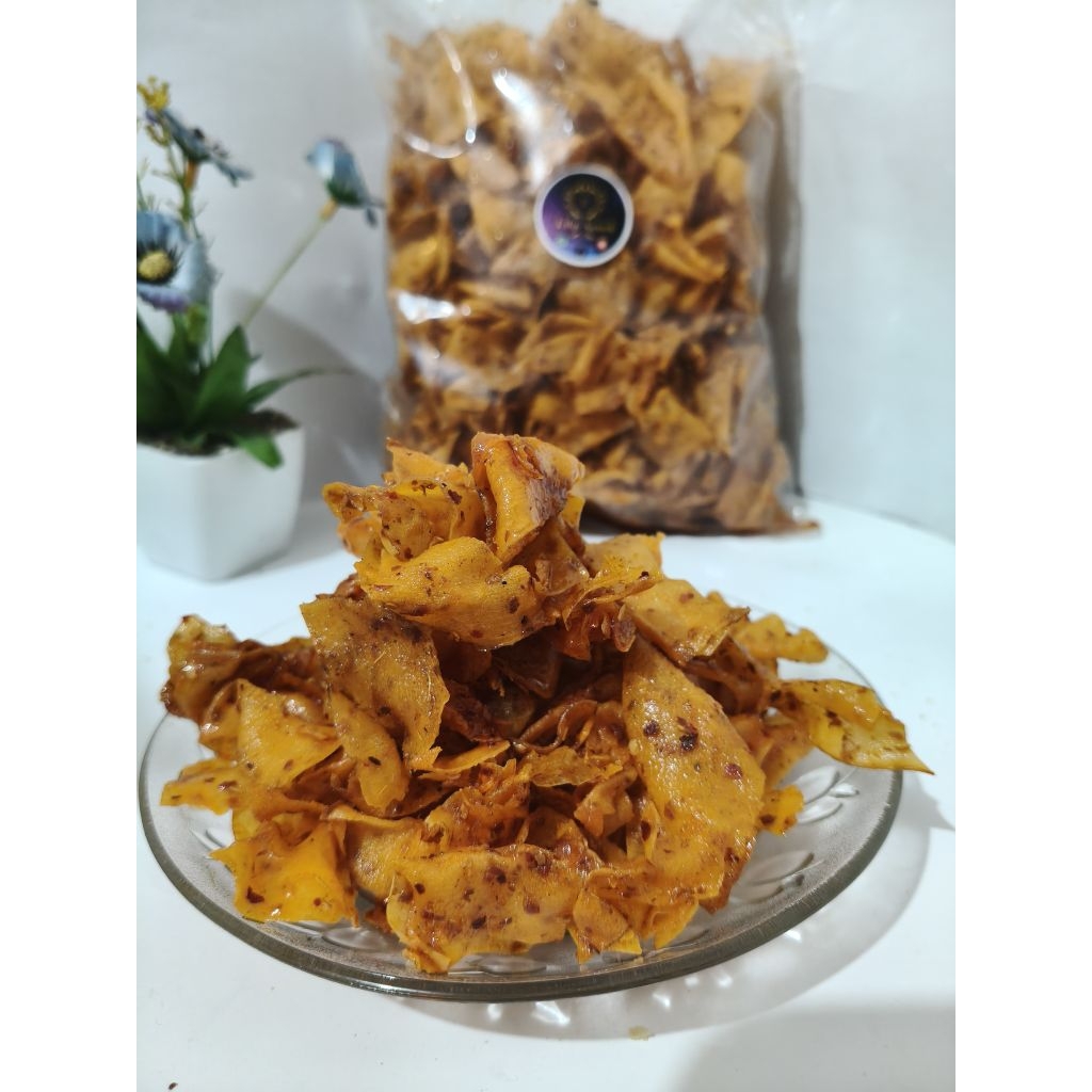 Kripik singkong pedas / kripik singkong jadul / kriwil