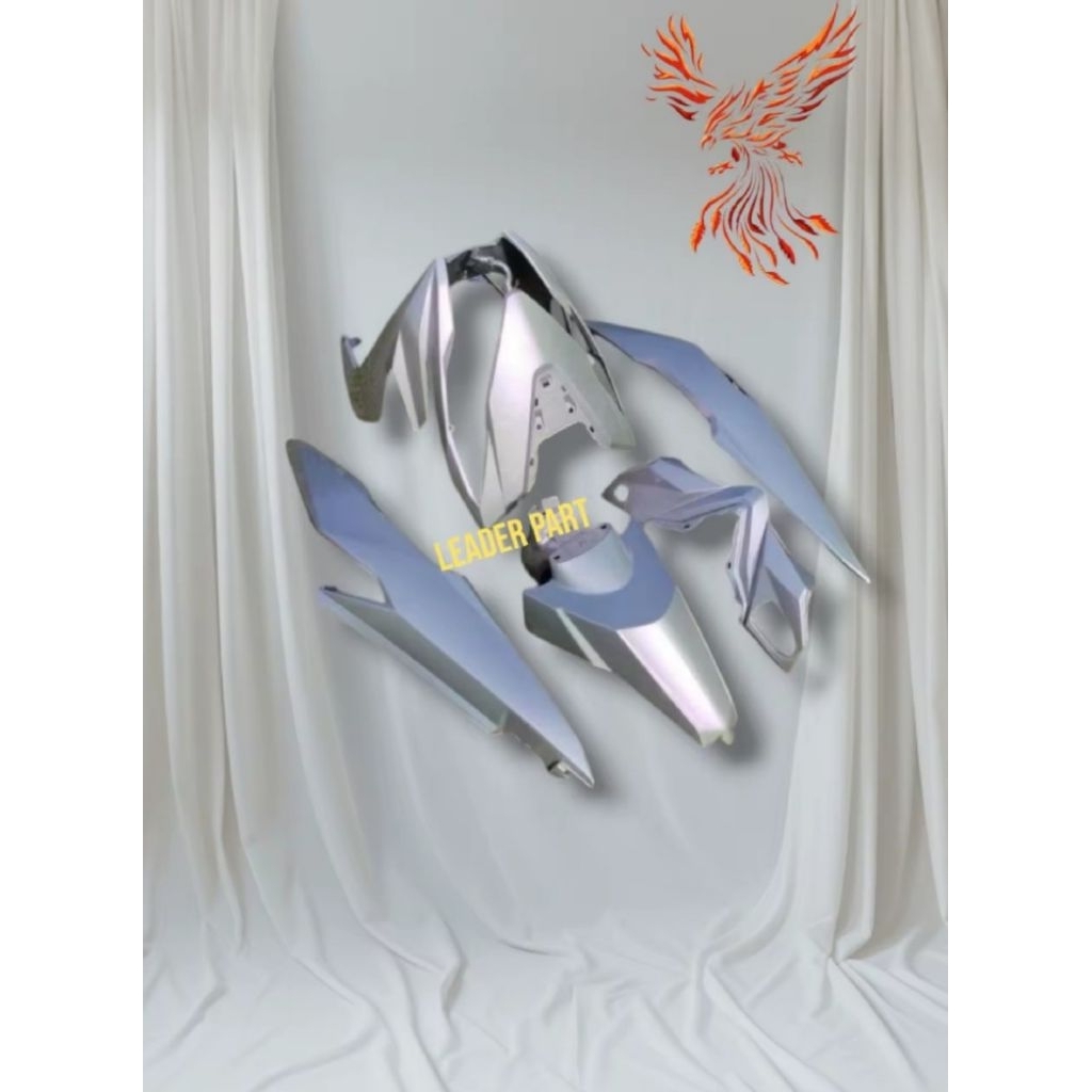 body halus Beat fi ESP ECO silver baru