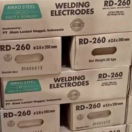 kawat las RD 260 2.6mm RD260 2,6mm nikko steel 5kg