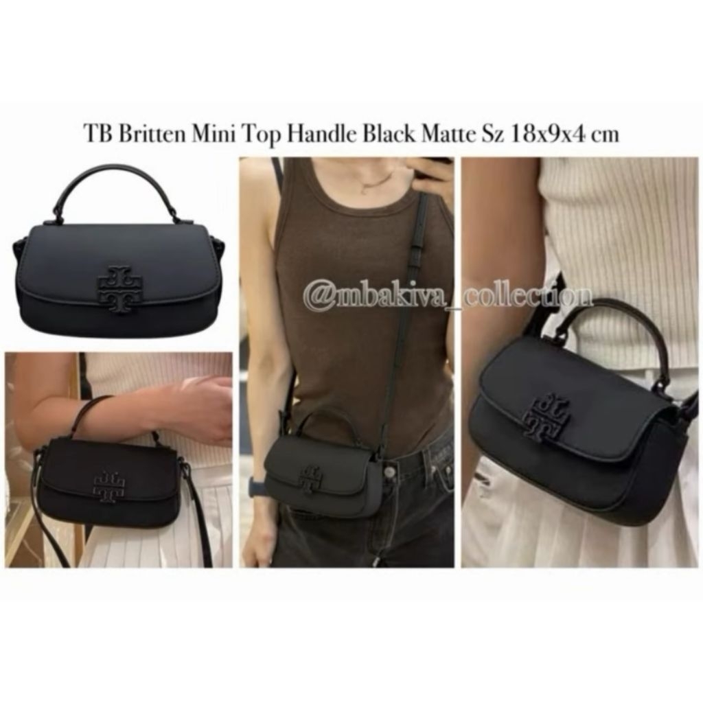 TB Britten Mini Top Handle Black Matte