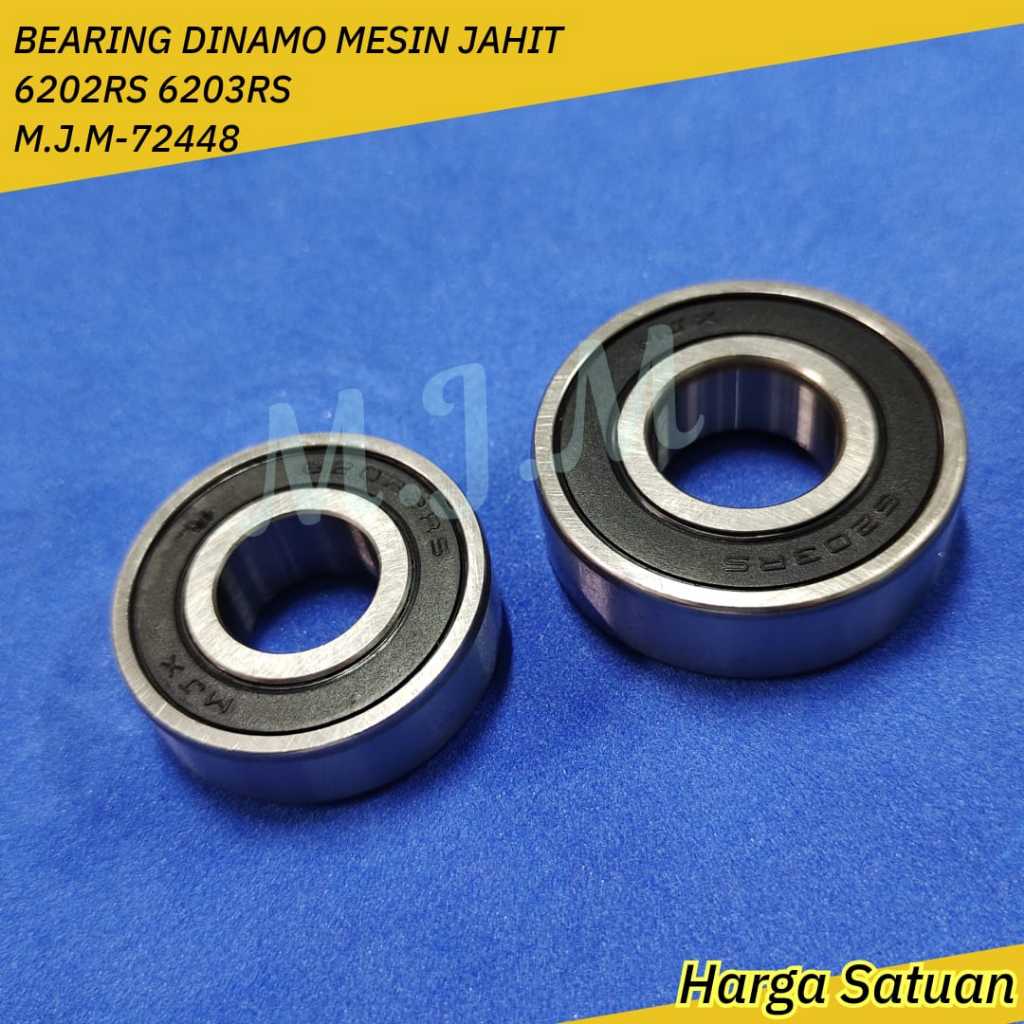 Bearing Dinamo Mesin Jahit Konveksi 6202 6203 / Bearing Lahar / Laher Bearing dinamo jahit M.J.M-724