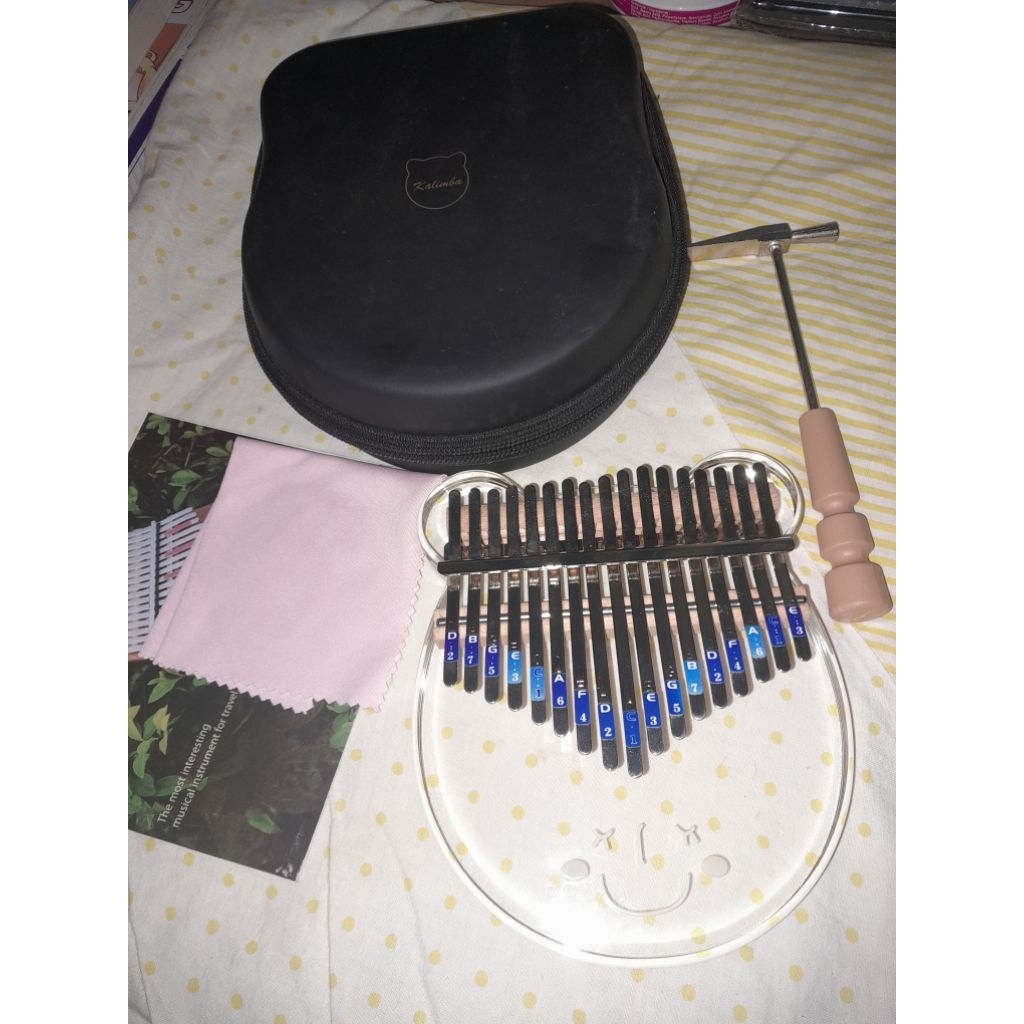 kalimba acrylic preloved