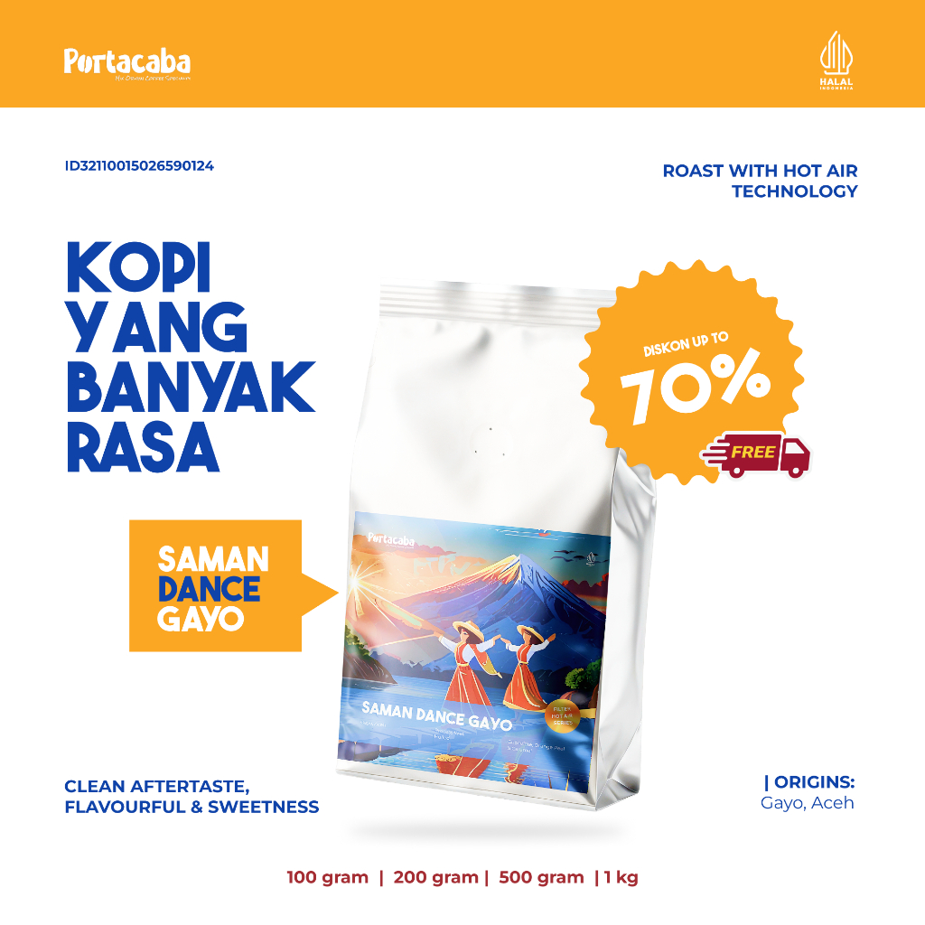 Biji Kopi Arabika Saman Dance Gayo Biji Kopi Single Origin 1kg