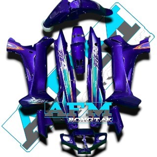 PROMO Cover Body Full Sett Yamaha FizR F1zR Fizr Ungu Violet Tahun 1997 Cover Body Set Yamaha FizR F