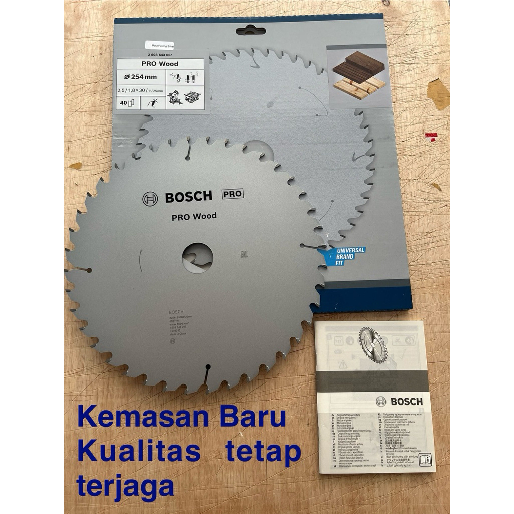 Bosch Original Mata gergaji serkel kayu 10x40T