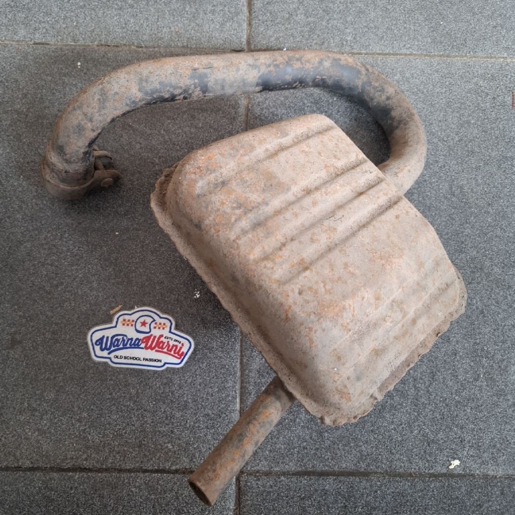 Knalpot Standar Vespa Super Sprint nos