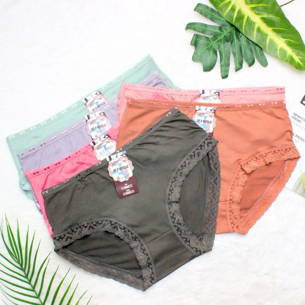 TSC- CELANA DALAM WANITA FEMA SUPER SOFT RENDA CD PEREMPUAN FEMA 883