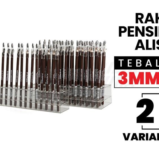 Rak Akrilik Pensil Alis / Acrylic Eyeliner Makeup / Rak Kuas Akrilik