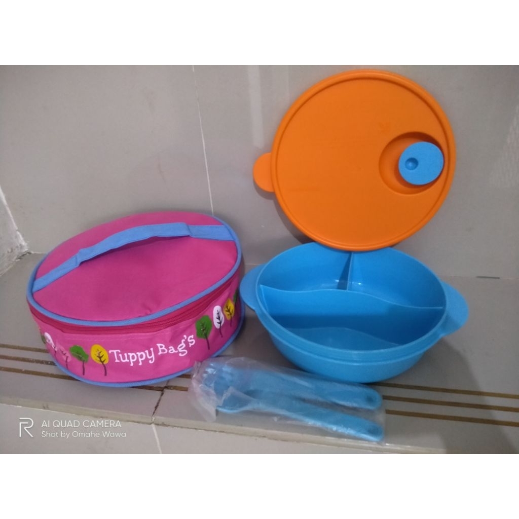 Bekal crystalwave lunch set Tupperware