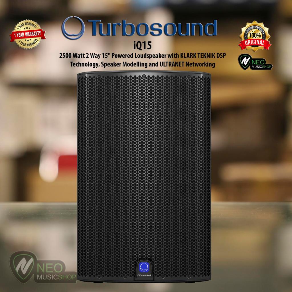 Turbosound iQ15 2500 W 2 Way 15" Powered Loudspeaker w DSP Technology