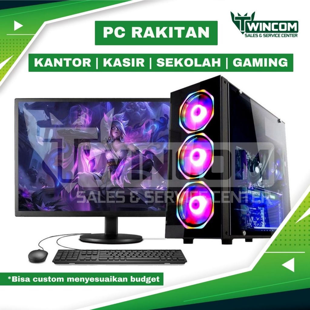 Promo Rakit Rakitan PC Office - Gaming Intel / Ryzen GARANSI RESMI