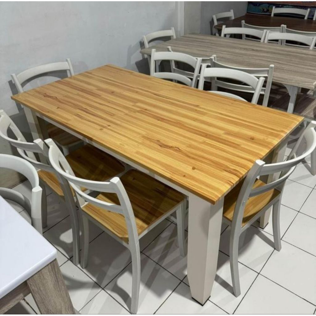 Fullset Meja Makan 6 Kursi dan 4 Kursi Olympic DTM ALMA