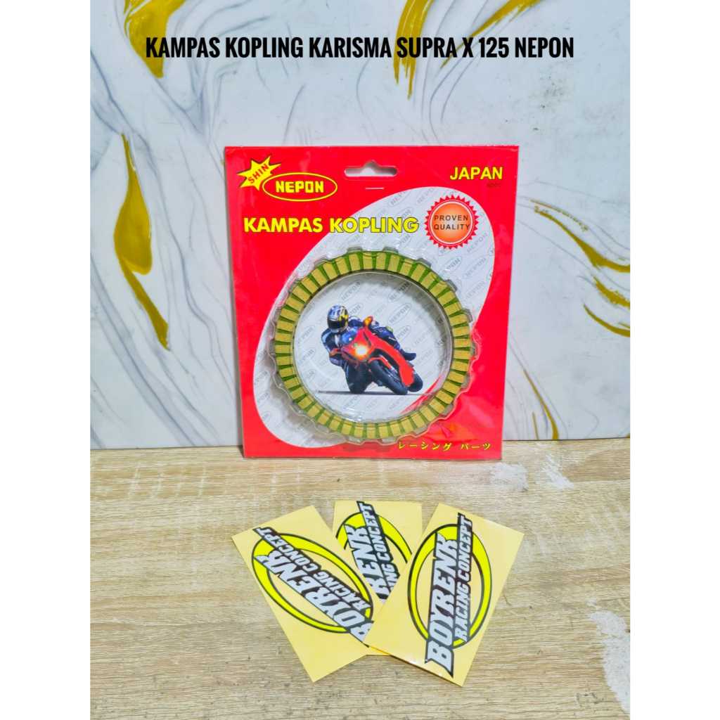 PLAT KOPLING ATAU KAMPAS KOPLING RACING NEPON KARISMA- SUPRA X125 -BOYRENK RACING CONCEPT