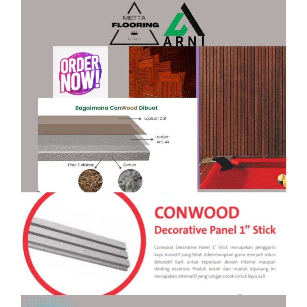 CONWOOD DECORATIVE PANEL 1 STICK