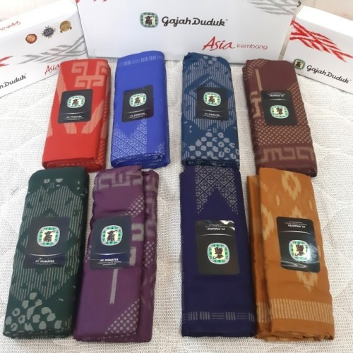 Sarung GAJAH DUDUK Asia Nusantara Kembang Murah Termurah Dewasa Kain Halus