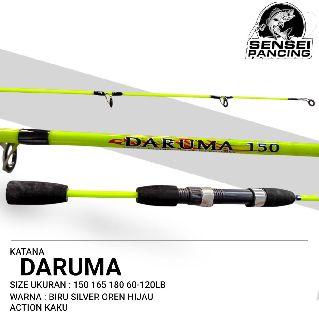 Joran Katana Daruma Fiber Solid Action Kaku Model Japan Style 150 165 180cm