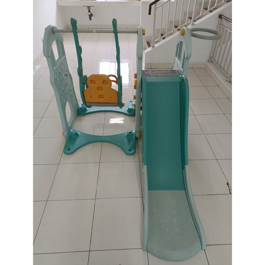 PRELOVED JABODETABEK ONLY - Parklon Big Castle 5in1 - Slide and Swing