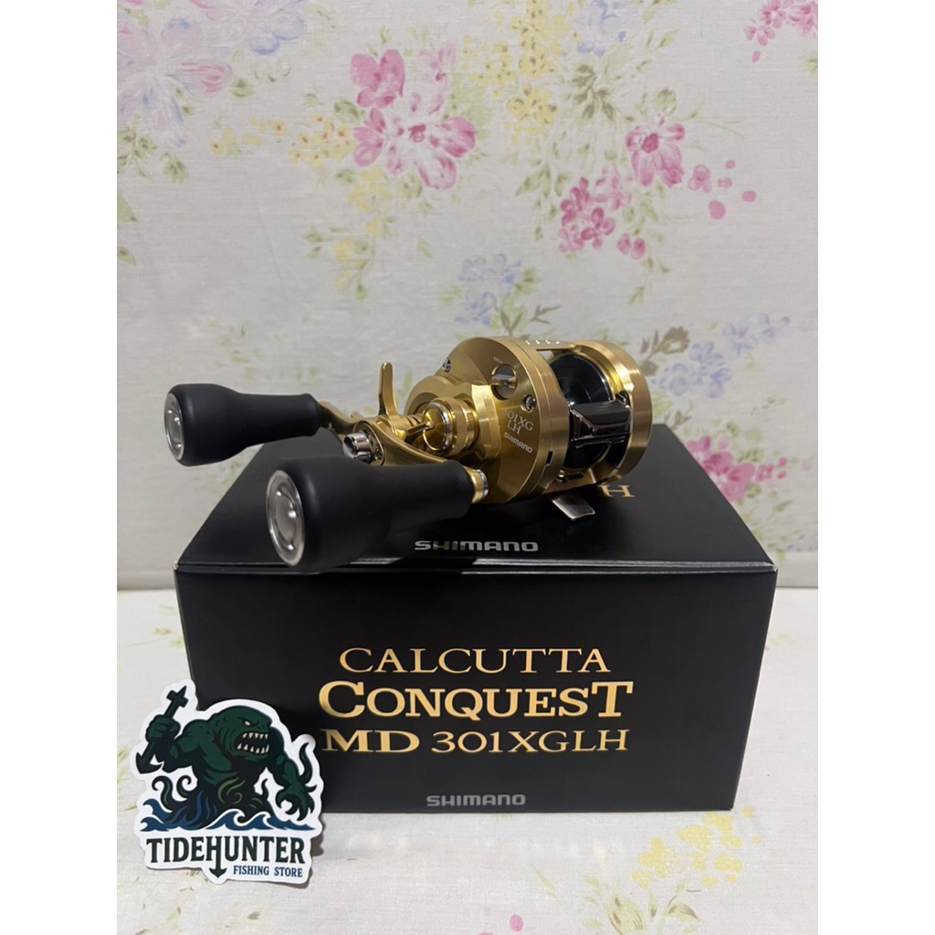 Reel BC Shimano Calcutta Conquest MD 301XGLH Second Like New