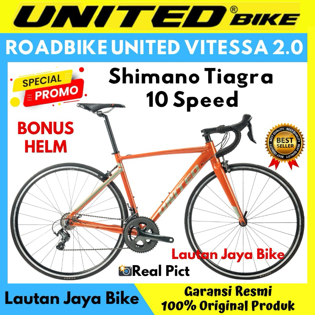 SEPEDA BALAP ROADBIKE 700C UNITED VITESSA 2.0 New