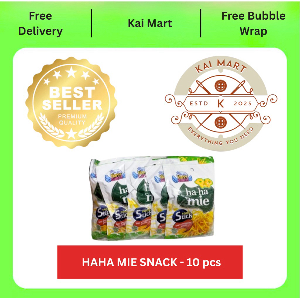 Haha Mie Snack - 10 pcs