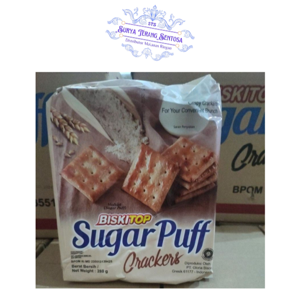 Biskitop Sugar Puff Crackers 280gr