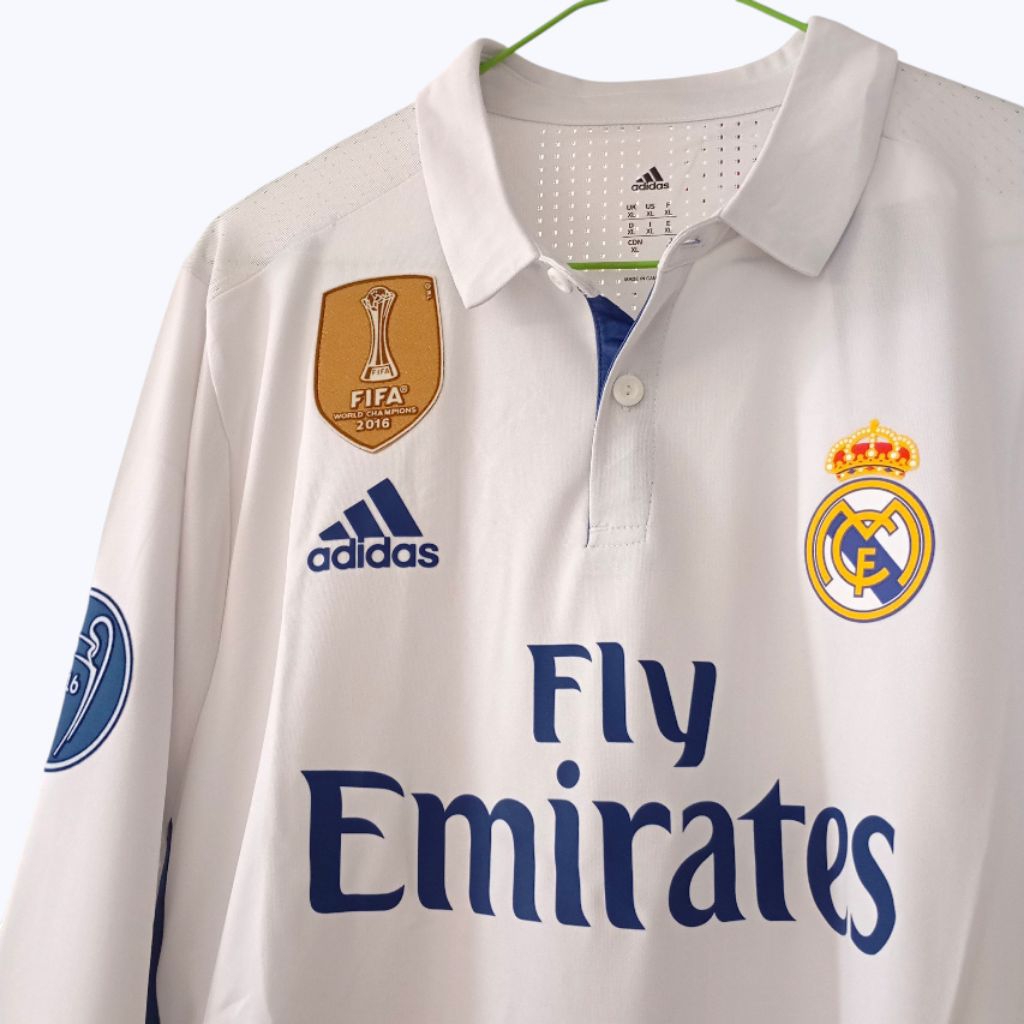 Real Madrid Home UCL 2016/2017 Ls Player Issue