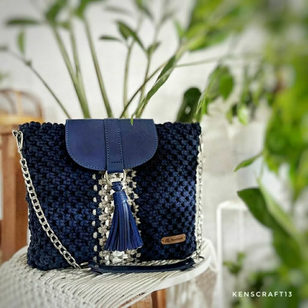 Tas macrame handmade