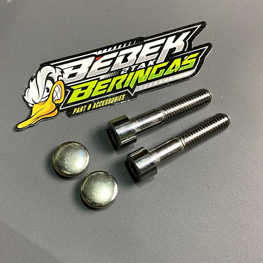 1 SET BAUT BEGEL F1ZR FIZR CHROME (Baut+kancing 2pcs)
