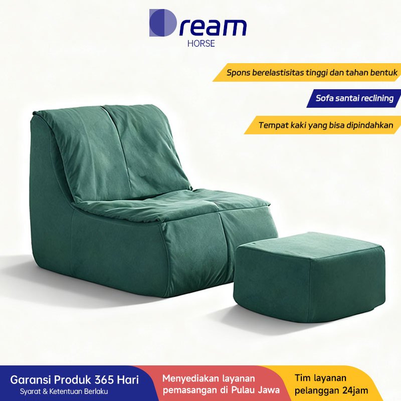 COD Sofa Bangku Kaki/Sofa Ruang Tamu/Sofa Tunggal/Sofa Kamar Tidur Estetika/Sofa Kasual