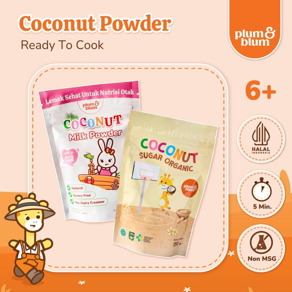 Plum & Blum Coconut Milk Powder Coconut Sugar - Coconut Milk