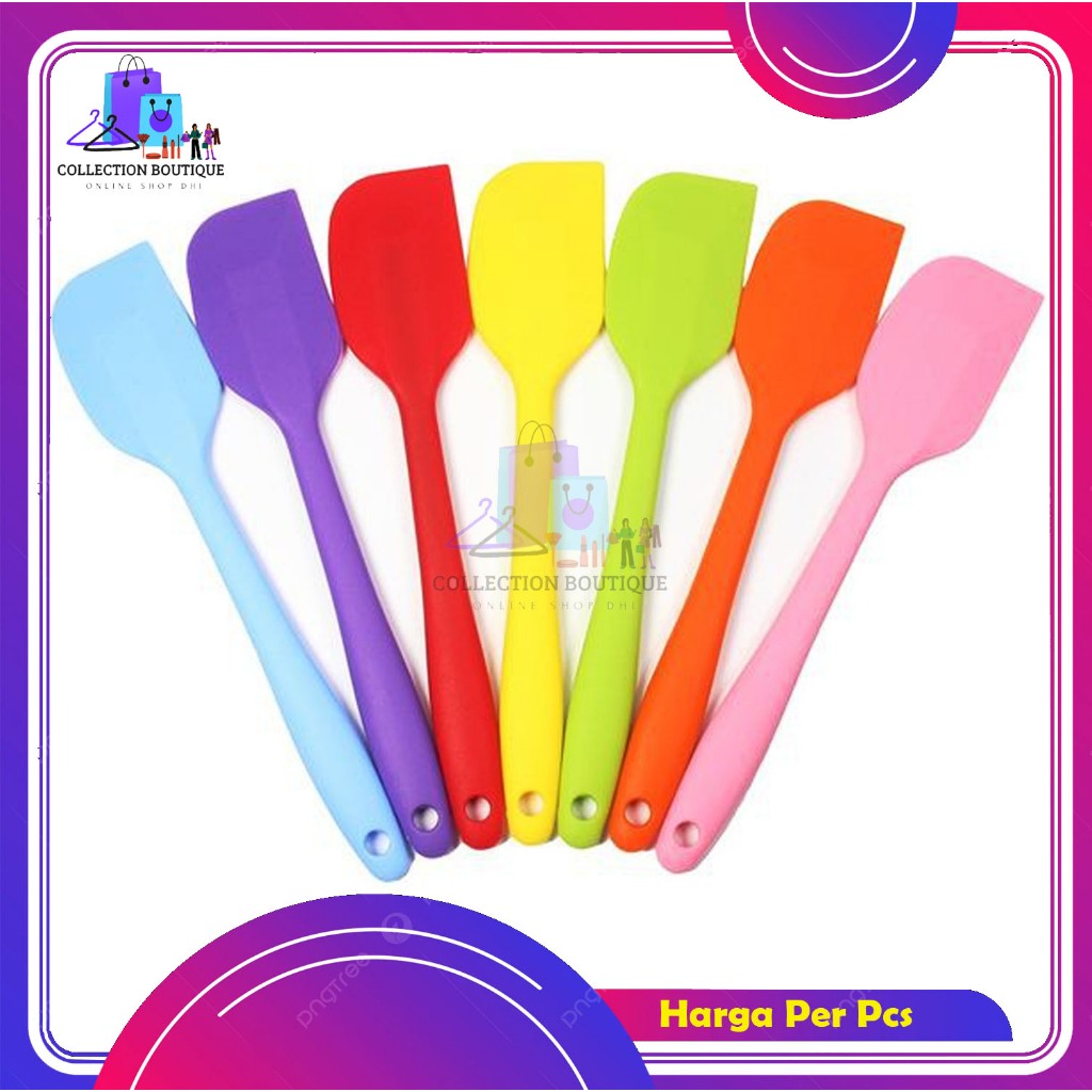 Spatula Silikon Tahan Panas Spatula Masak Spatula Kue Spatula Silicon Tahan Panas