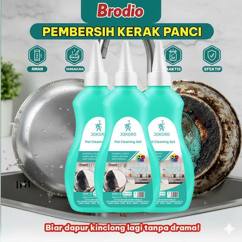 Pembersih Kerak Panci Membandel - Pembersih Kerak Hitam Pada Wajan - Gel Pembersih Kerak Panci 150 M