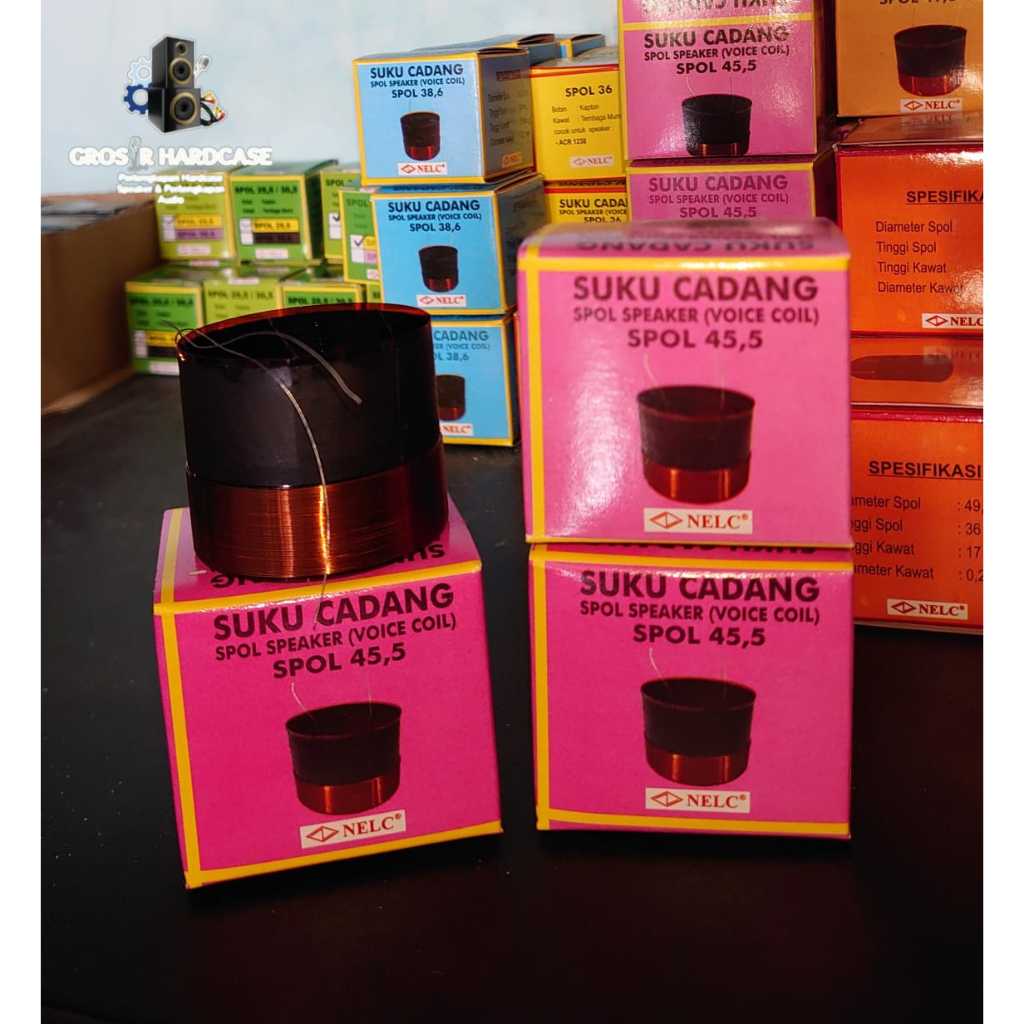 [Grosir Haedcase] SPUL SPEAKER NELC 45,5 MM - VOICE COIL NELC 45,5 MM