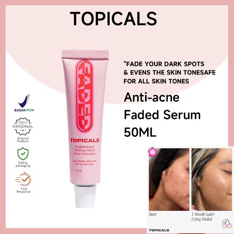 Topicals Faded Serum UNSCENTED for Dark Spots & Discoloration-50ml
