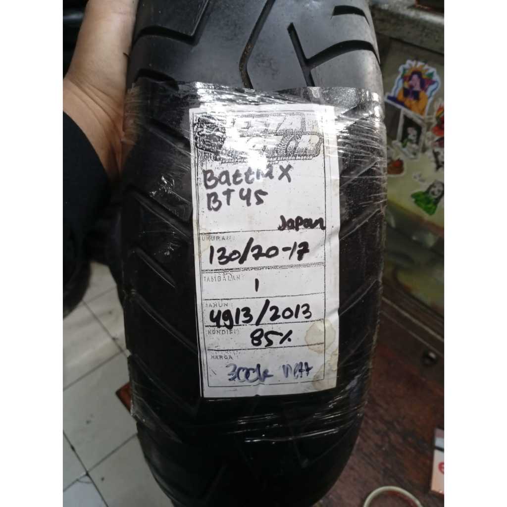 BAN COPOTAN BATTLAX BT 45 RING 17 UKURAN 130 70 17 KODE4913