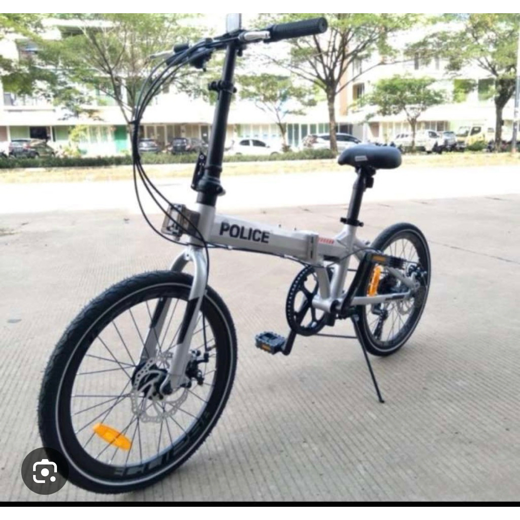 Sepeda Lipat element aloy police texas abu 8 speed