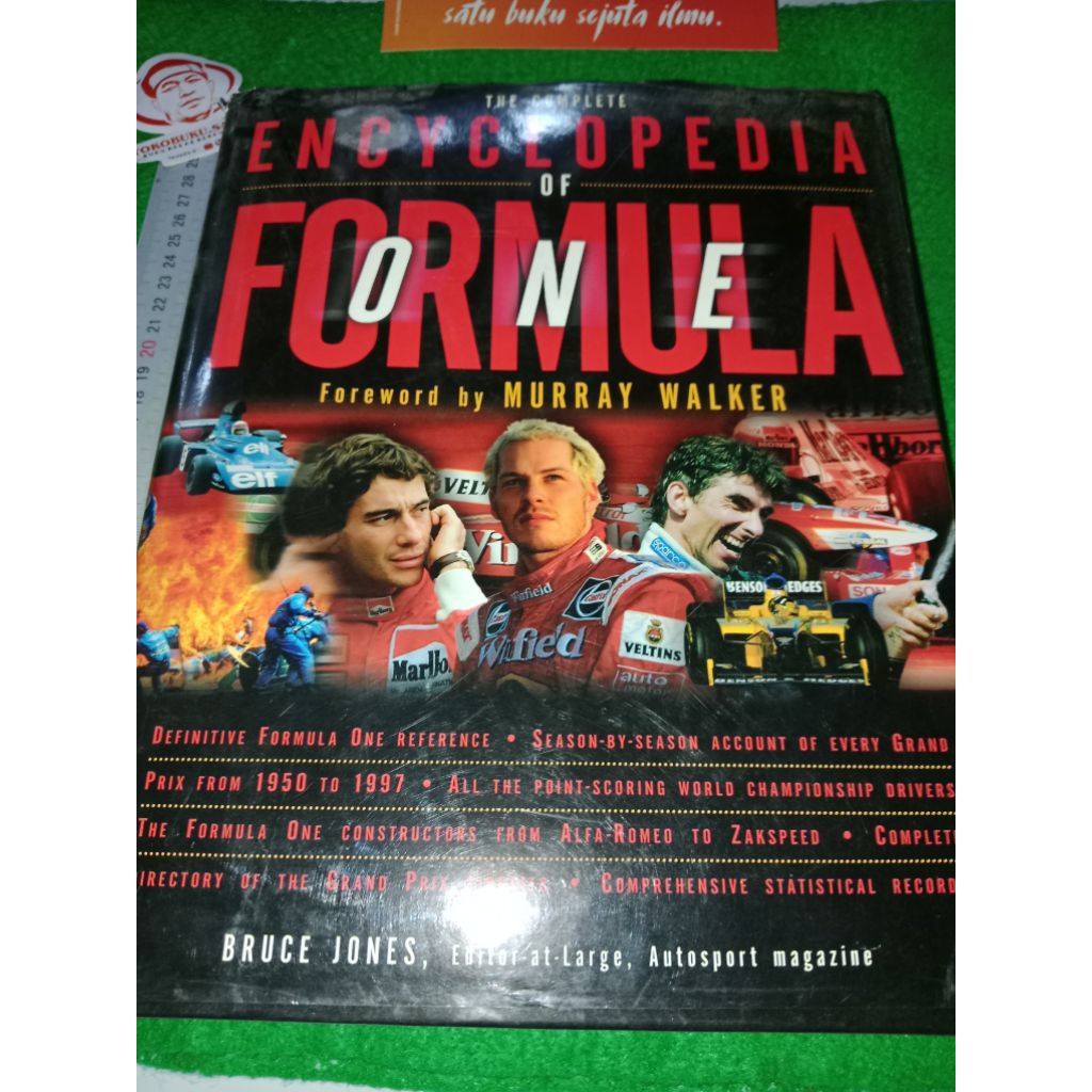 Buku Original : The Complete Encyclopedia of Formula One by Murray Walker.